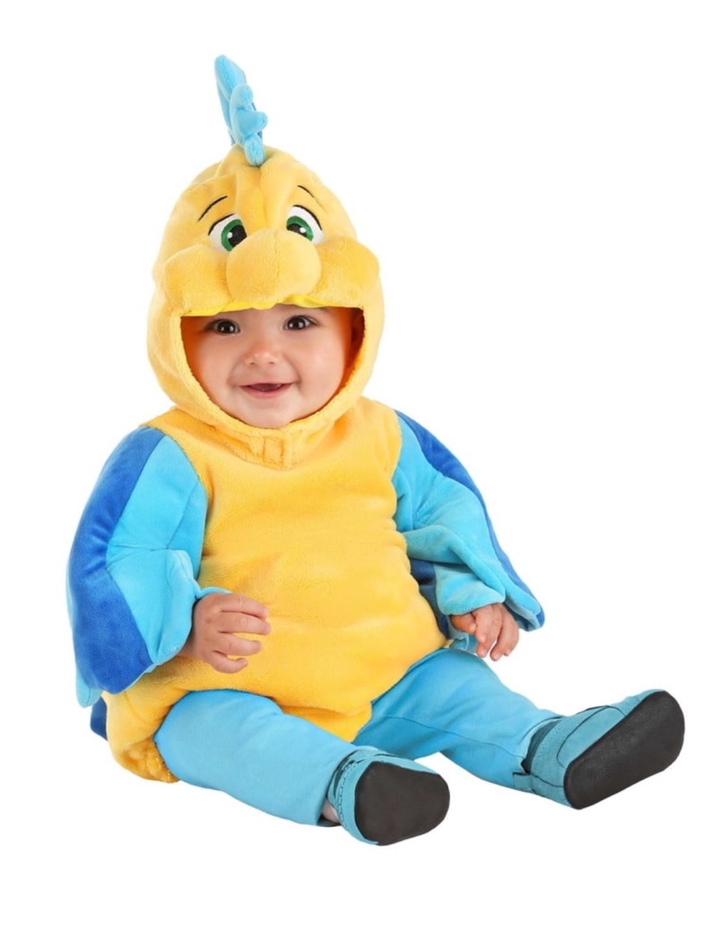 Disney infant Flounder (Little Mermaid) costume 0-3 months